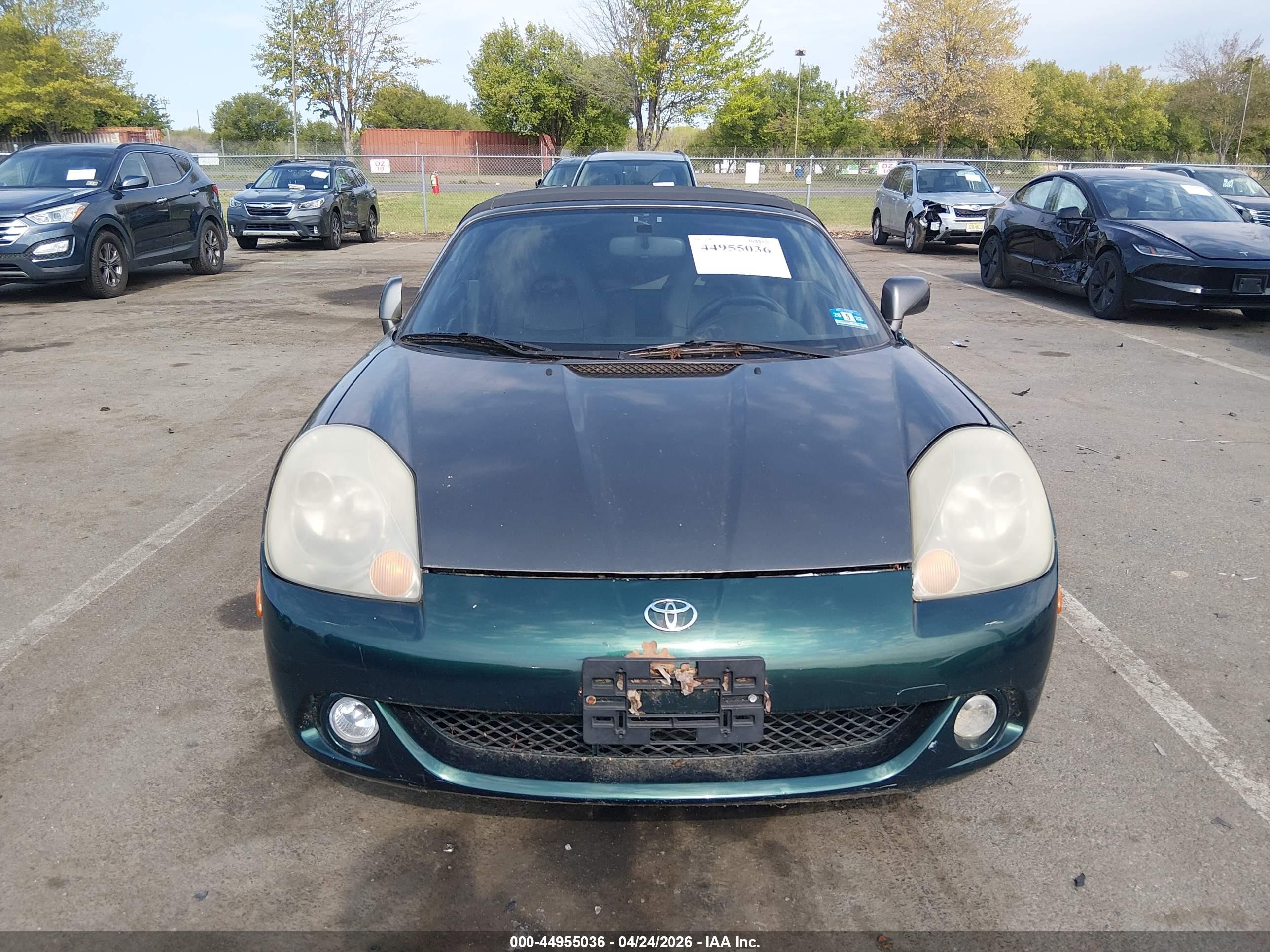 2004 Toyota Mr2 Spyder   Gray vin: JTDFR320240066795
