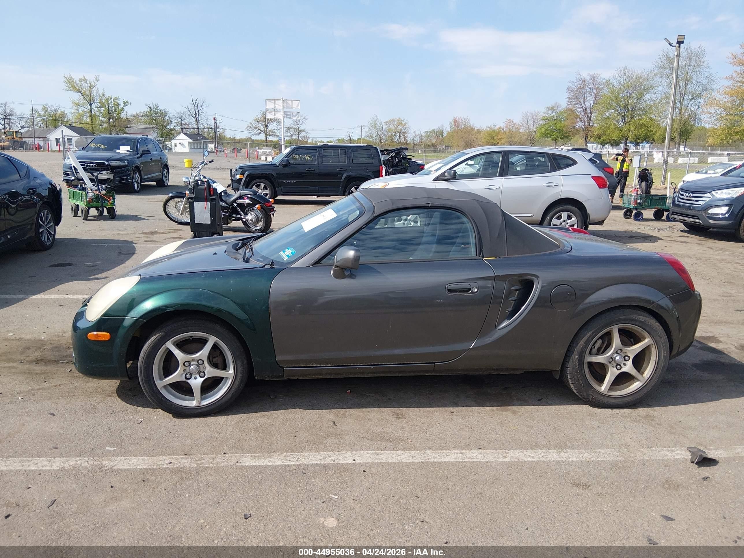 2004 Toyota Mr2 Spyder   Gray vin: JTDFR320240066795