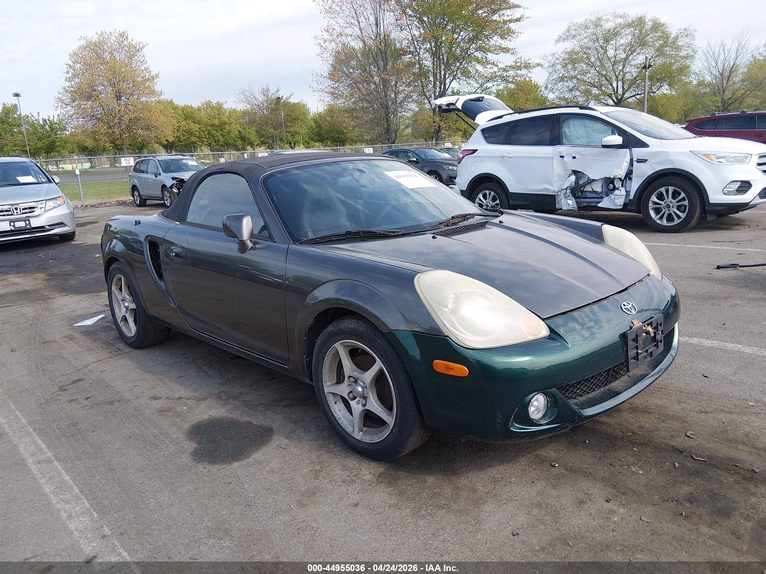 2004 Toyota Mr2 Spyder   Gray vin: JTDFR320240066795