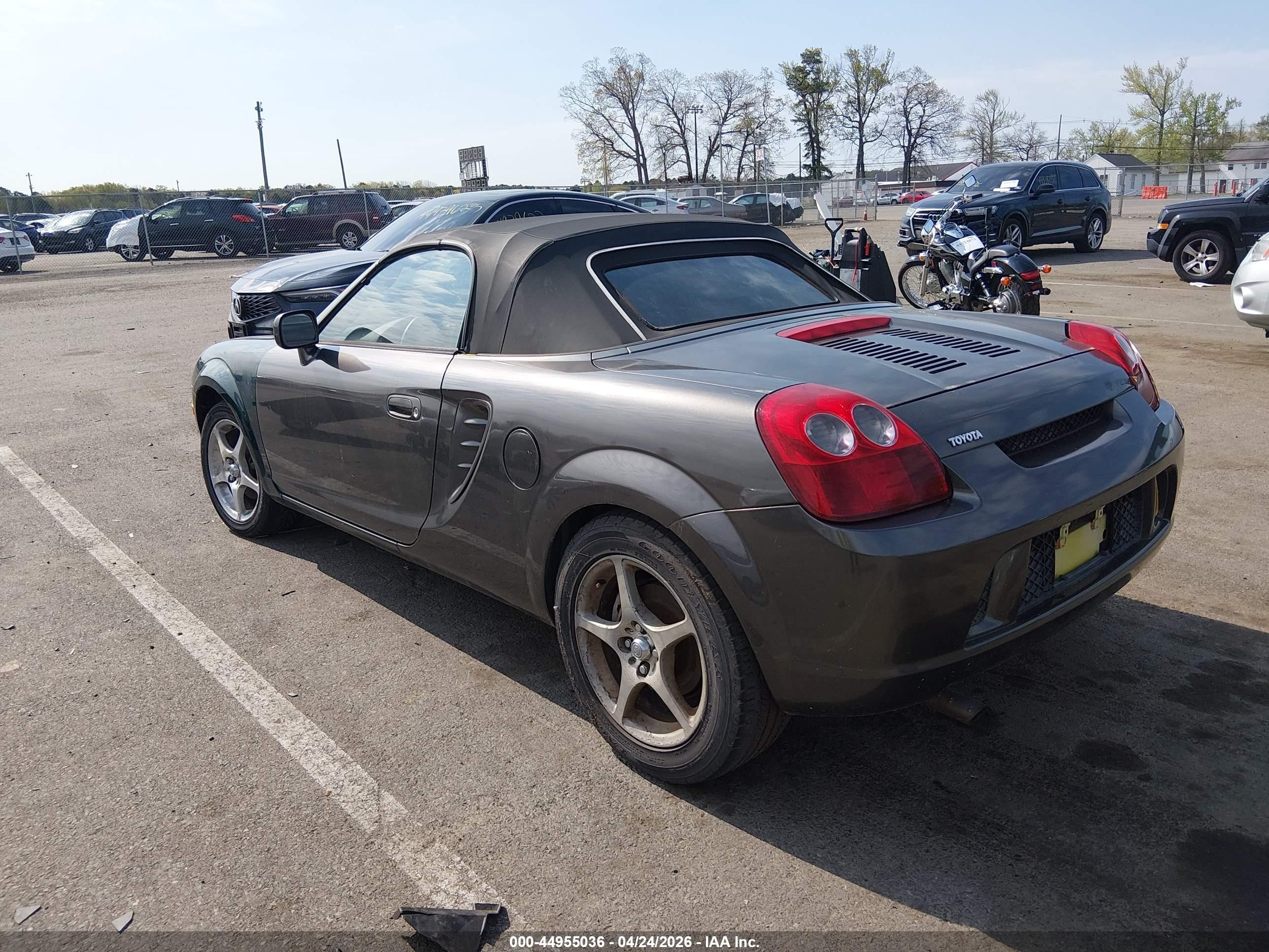 2004 Toyota Mr2 Spyder   Gray vin: JTDFR320240066795