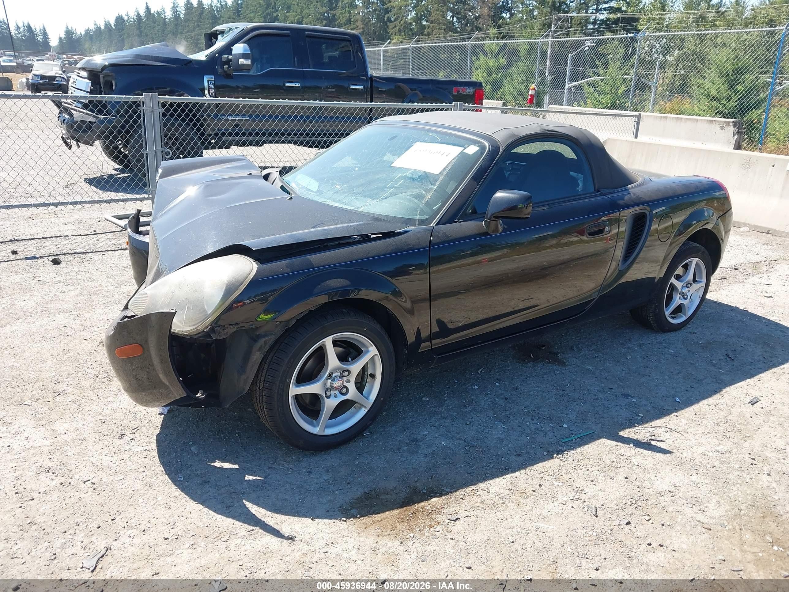 2000 Toyota Mr2 Spyder   Black vin: JTDFR3202Y0014671