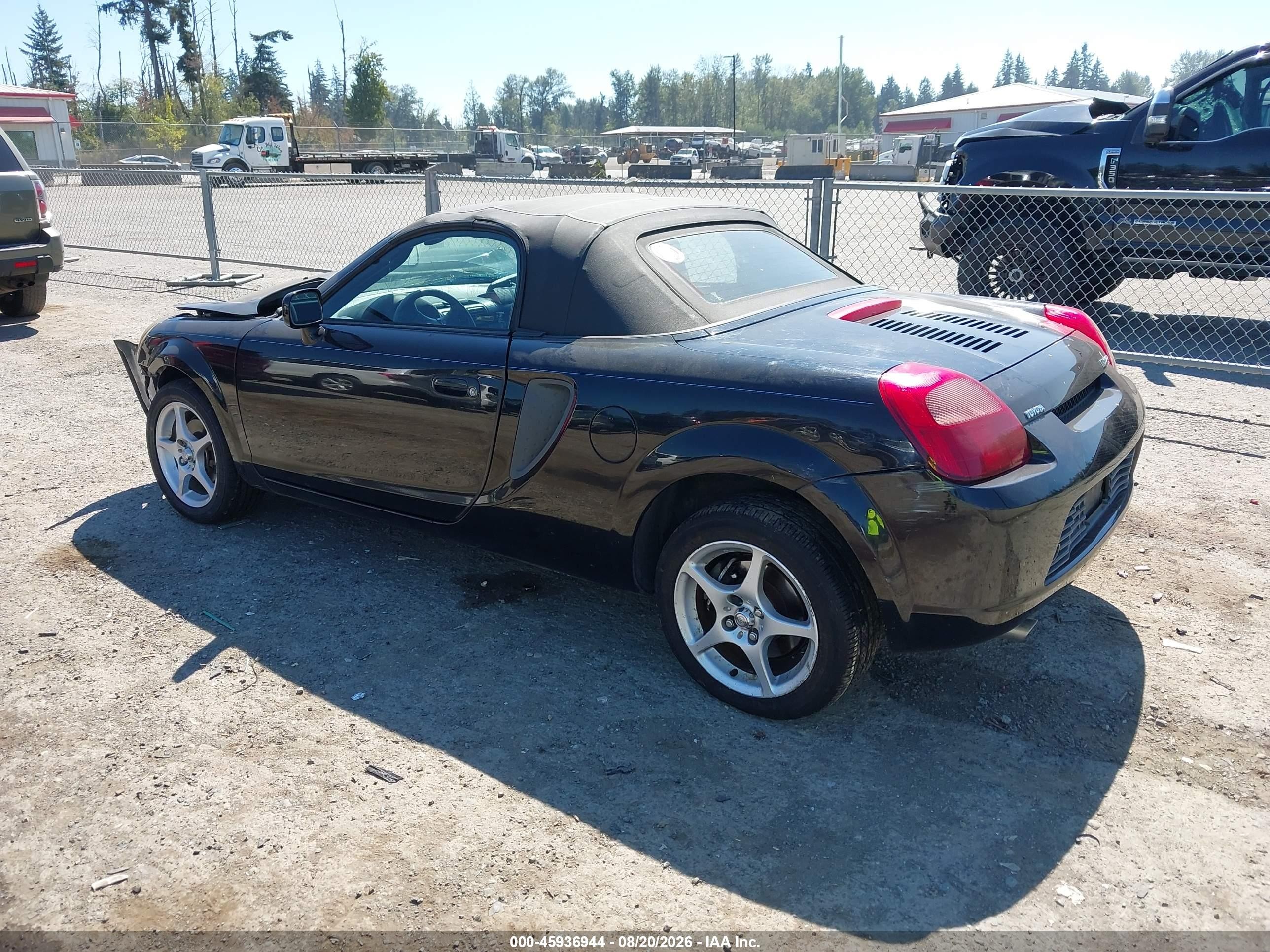 2000 Toyota Mr2 Spyder   Black vin: JTDFR3202Y0014671