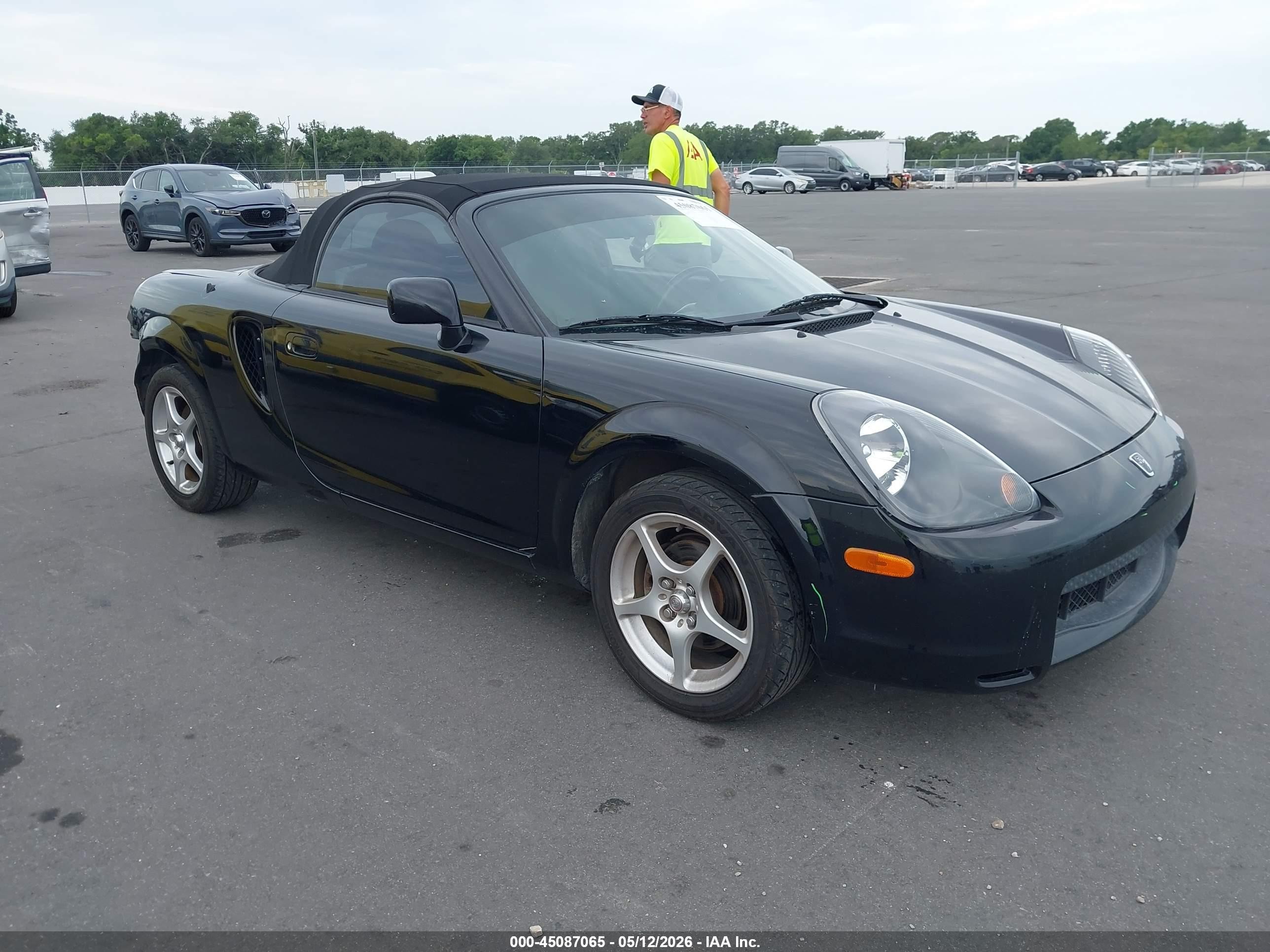 2001 Toyota Mr2 Spyder   Черный vin: JTDFR320310039584