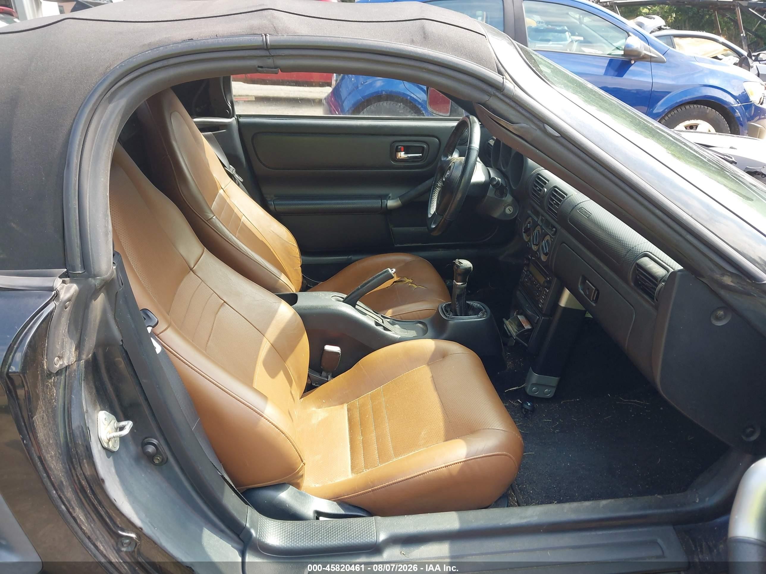 2001 Toyota Mr2 Spyder   Черный vin: JTDFR320310041111