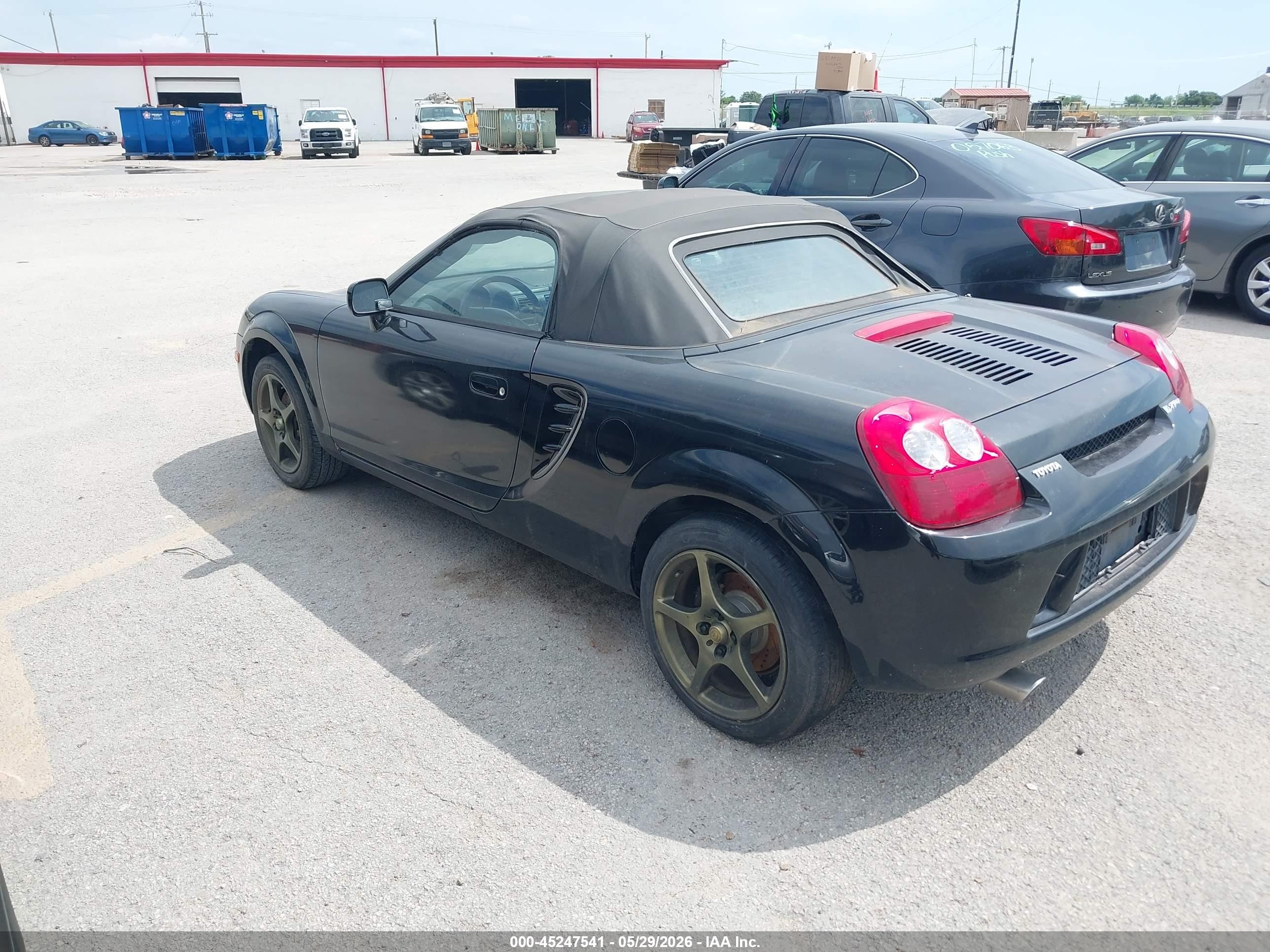 2003 Toyota Mr2 Spyder   Черный vin: JTDFR320330064777