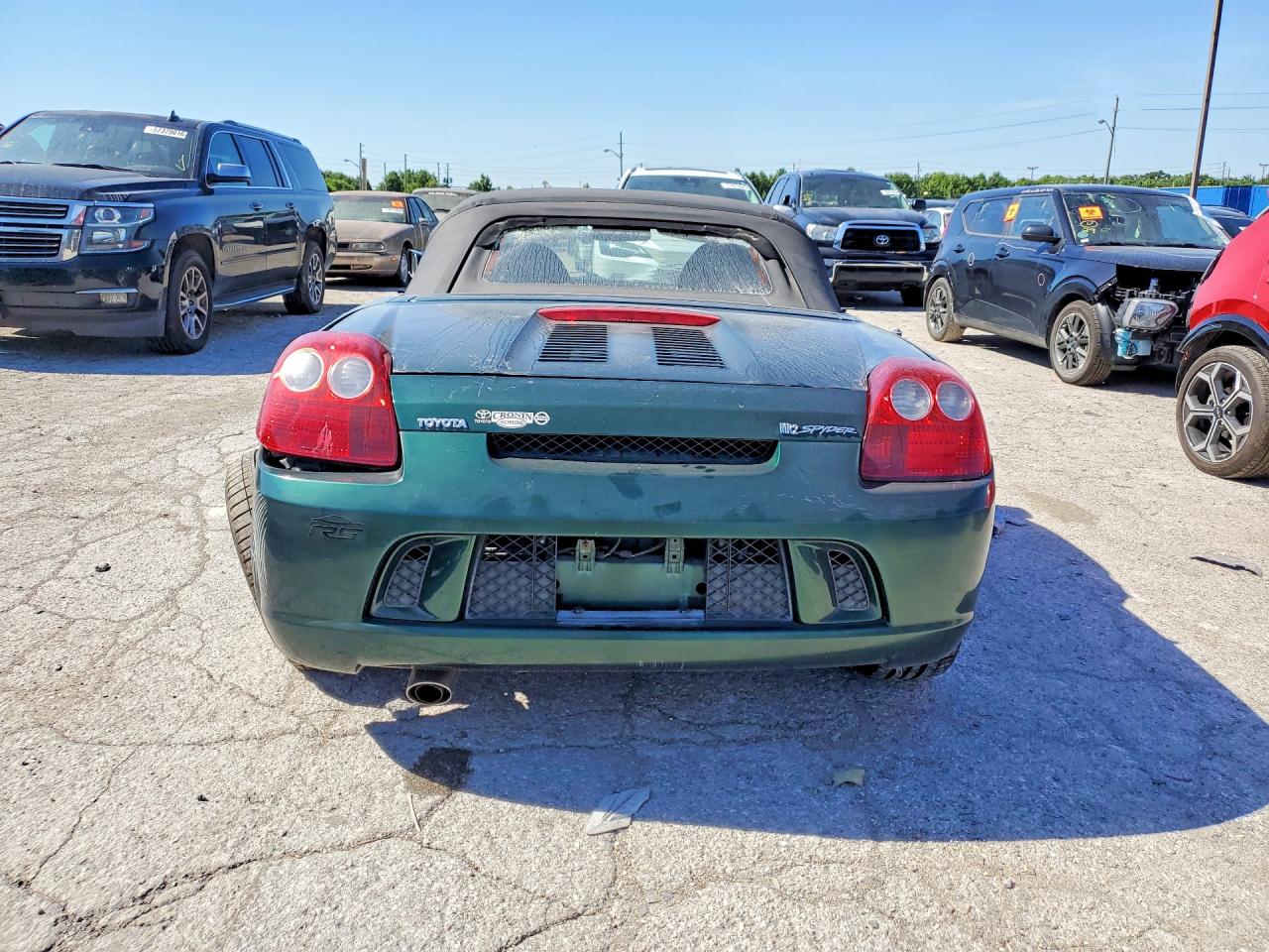 2004 Toyota Mr2 Spyder Green vin: JTDFR320340067292