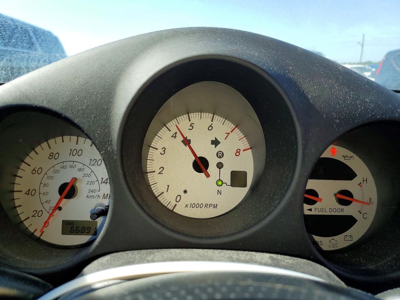 2004 Toyota Mr2 Spyder Green vin: JTDFR320340067292