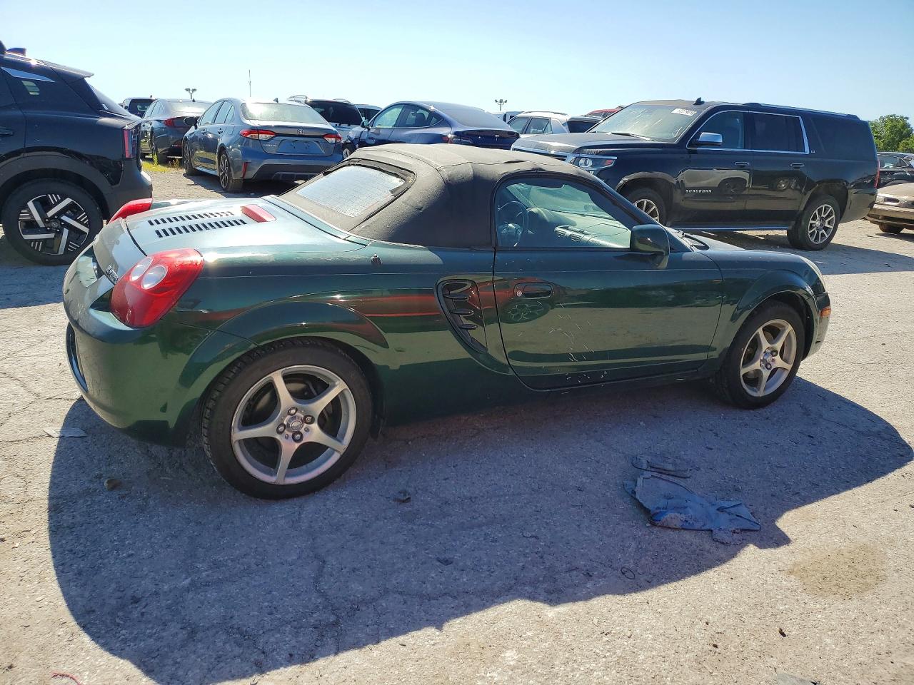 2004 Toyota Mr2 Spyder Green vin: JTDFR320340067292