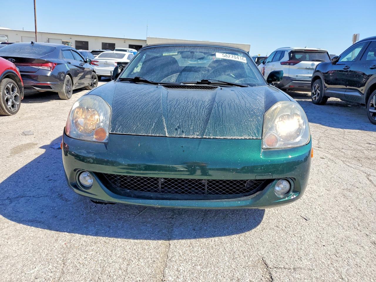 2004 Toyota Mr2 Spyder Green vin: JTDFR320340067292