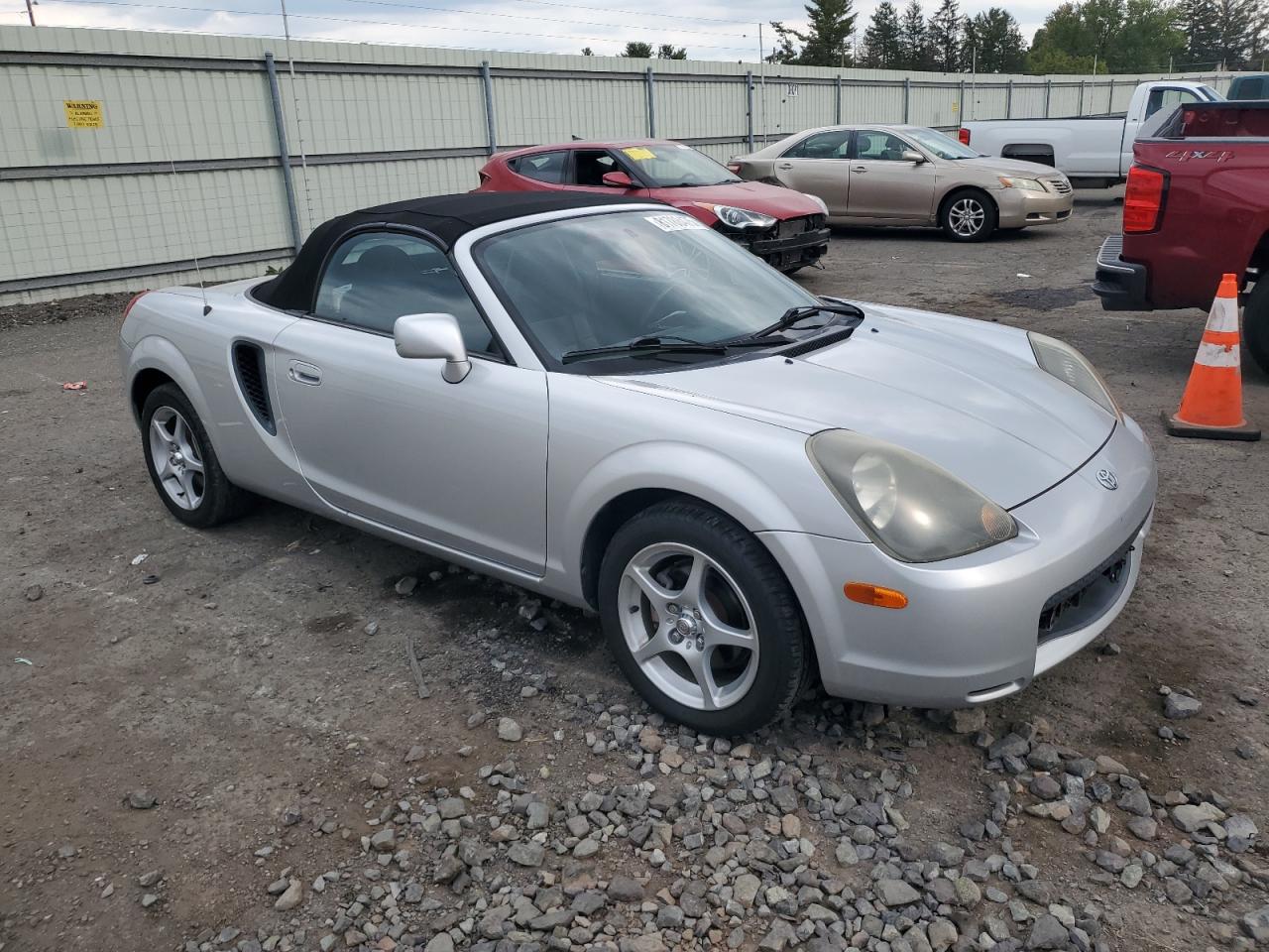 2000 Toyota Mr2 Silver vin: JTDFR3203Y0006935