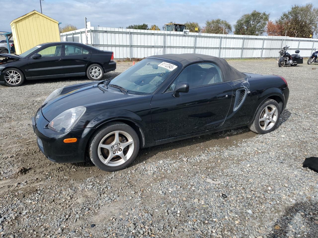 2000 Toyota Mr2 Spyder Black vin: JTDFR3203Y0022049