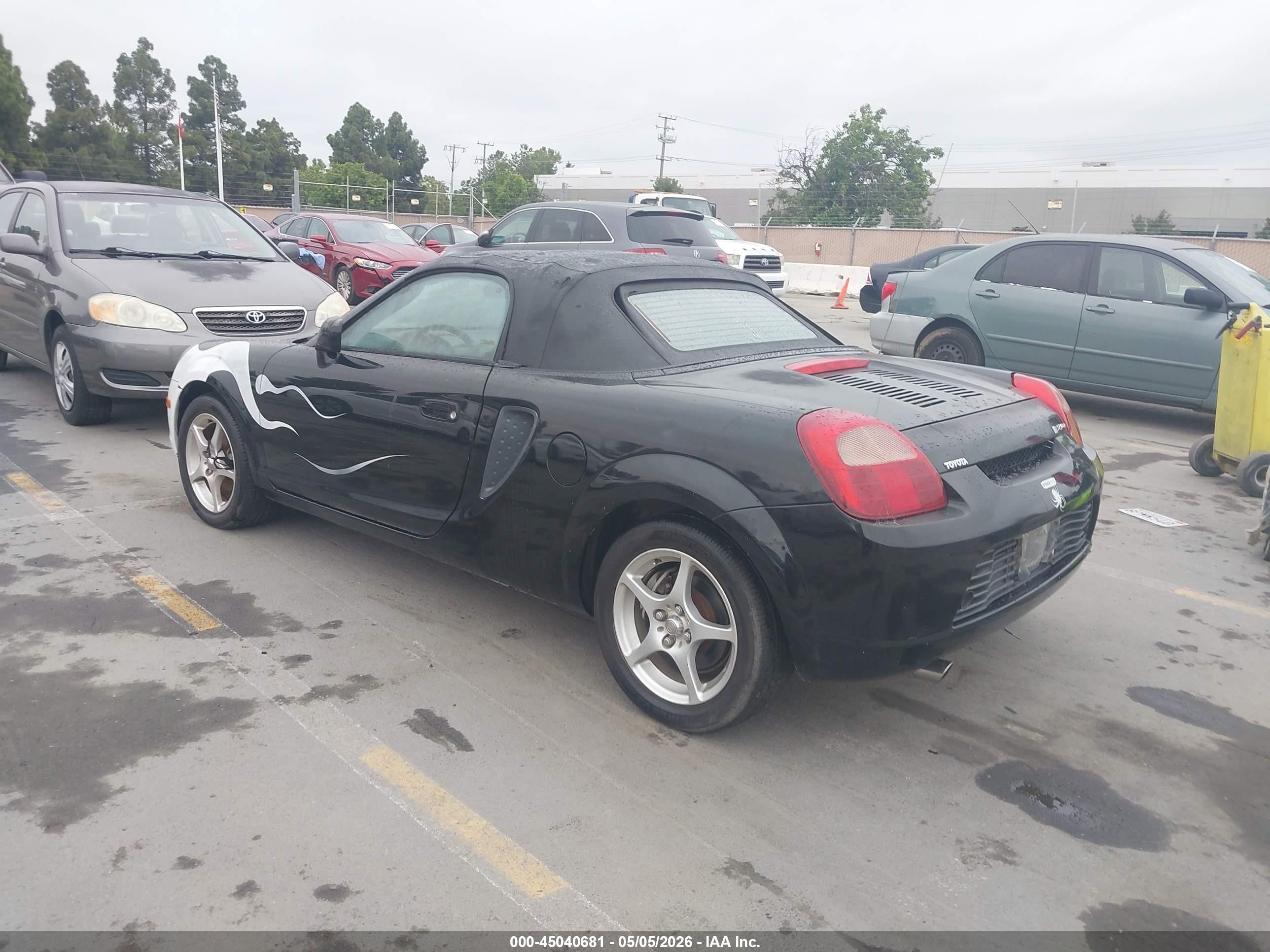 2001 Toyota Mr2 Spyder   Black vin: JTDFR320410029422