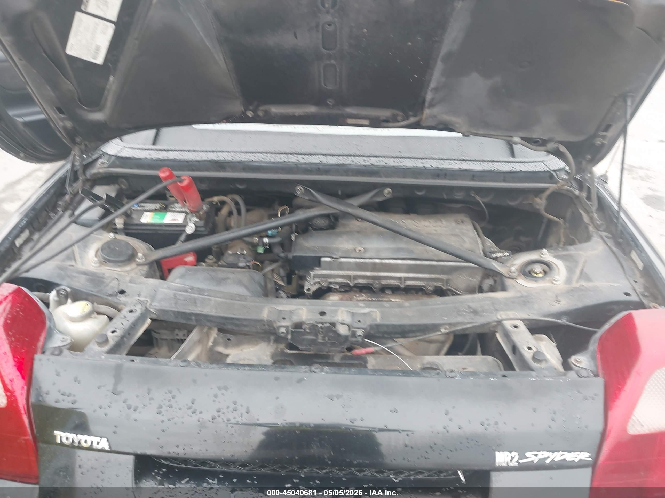 2001 Toyota Mr2 Spyder   Black vin: JTDFR320410029422