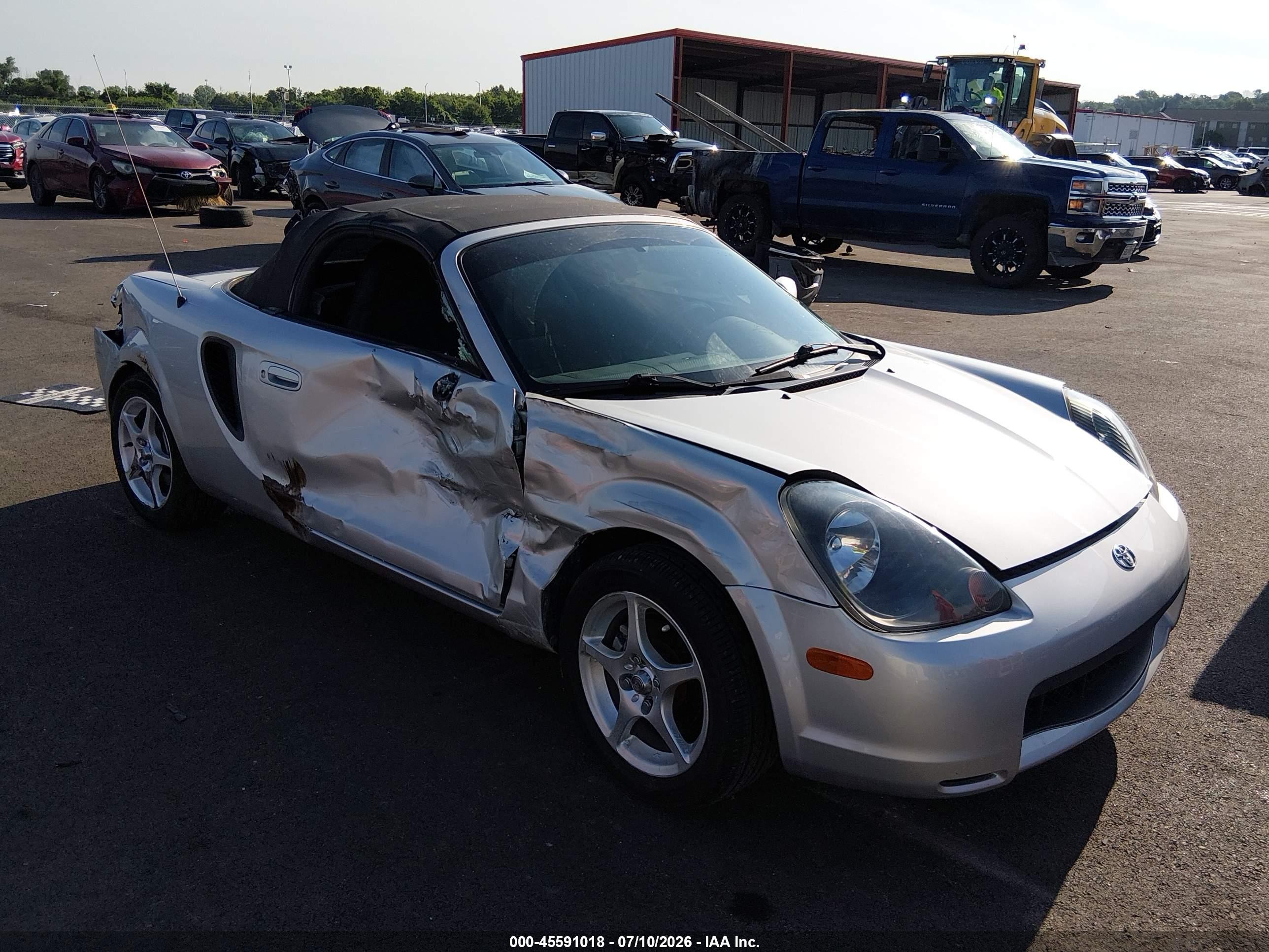 2001 Toyota Mr2 Spyder   Silver vin: JTDFR320410034880