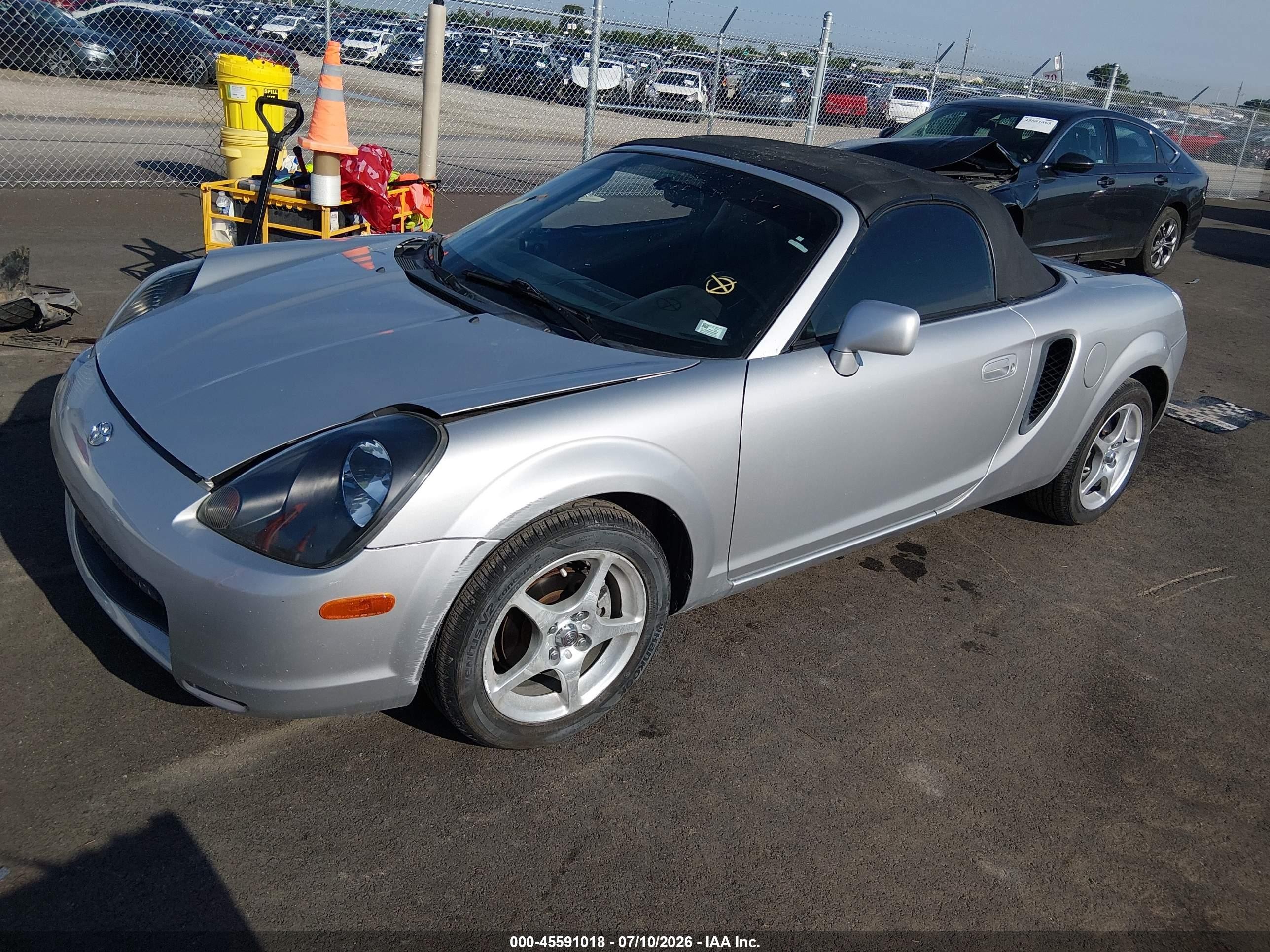 2001 Toyota Mr2 Spyder   Silver vin: JTDFR320410034880