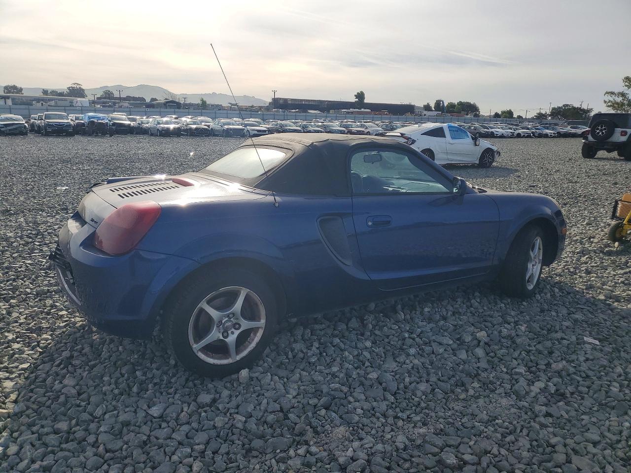 2000 Toyota Mr2 Spyder Base Blue vin: JTDFR3204Y0022187