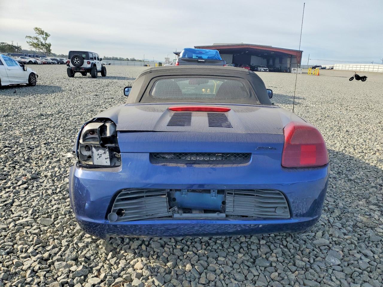 2000 Toyota Mr2 Spyder Base Blue vin: JTDFR3204Y0022187