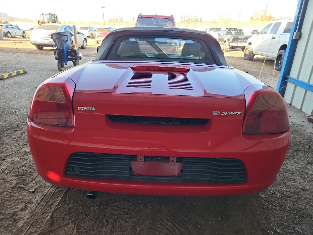 2002 Toyota Mr2 Spyder Red vin: JTDFR320520046683