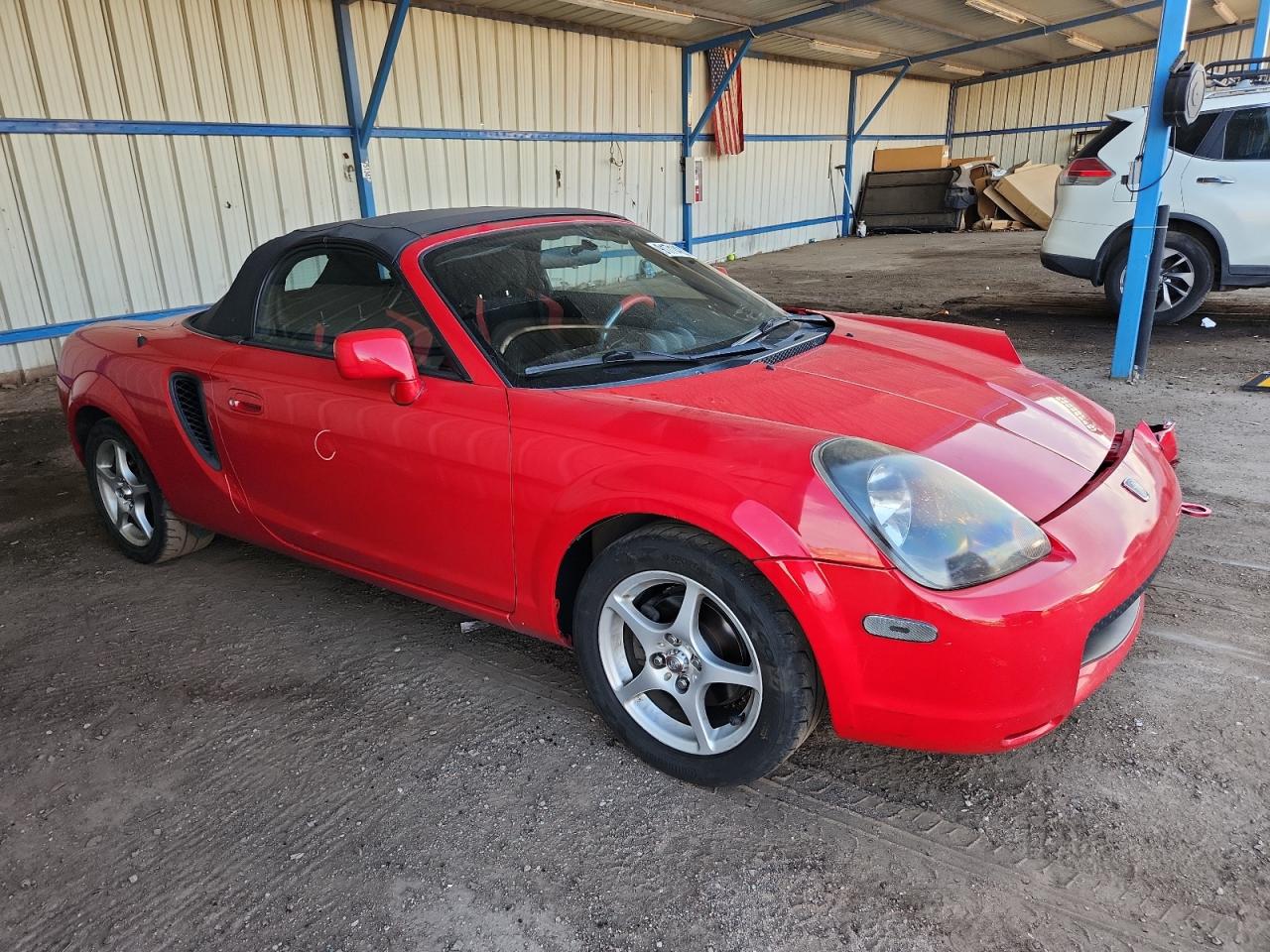 2002 Toyota Mr2 Spyder Red vin: JTDFR320520046683