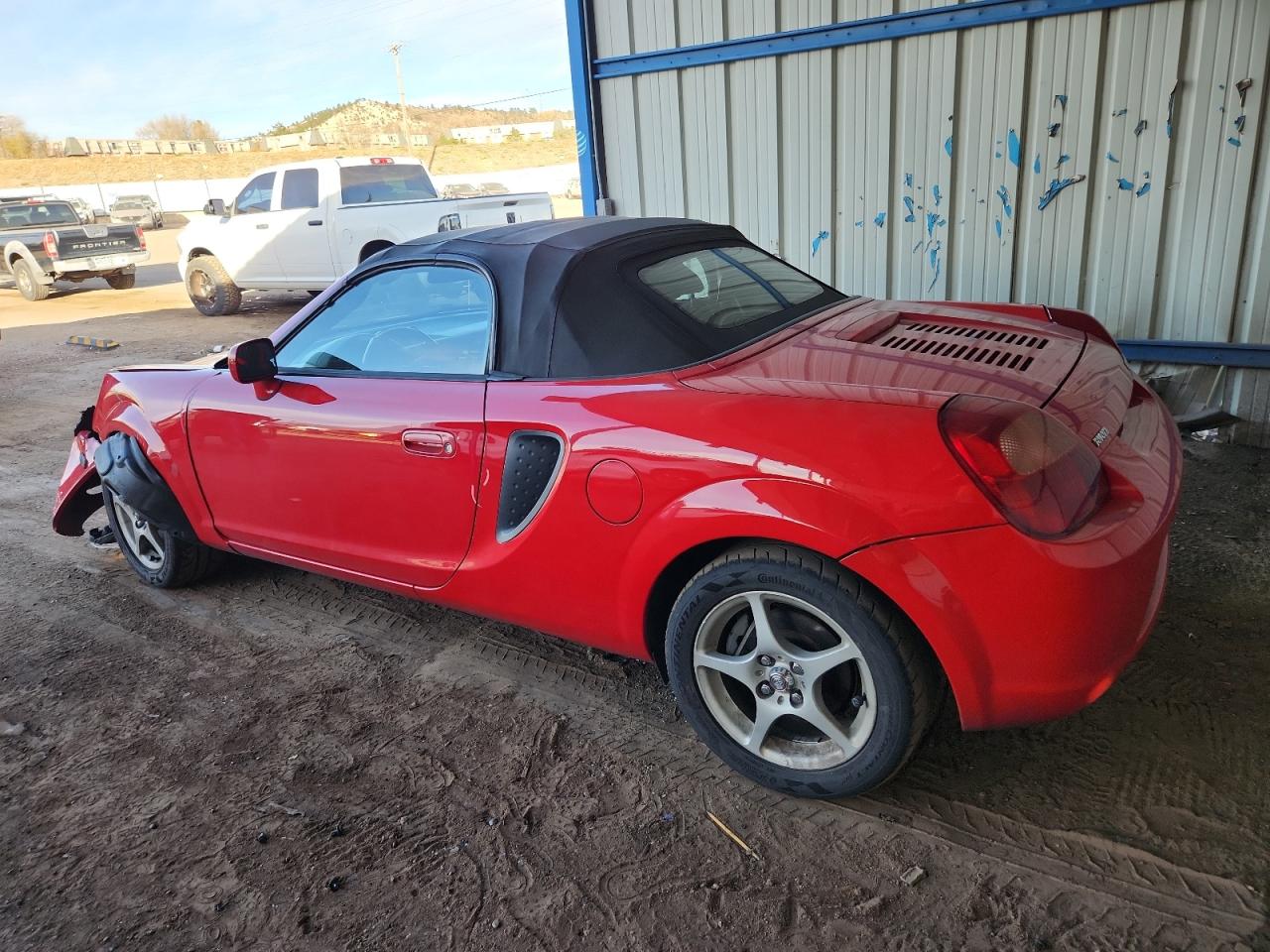 2002 Toyota Mr2 Spyder Red vin: JTDFR320520046683