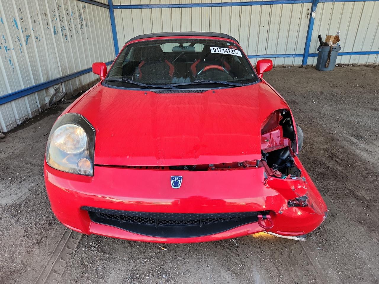 2002 Toyota Mr2 Spyder Red vin: JTDFR320520046683