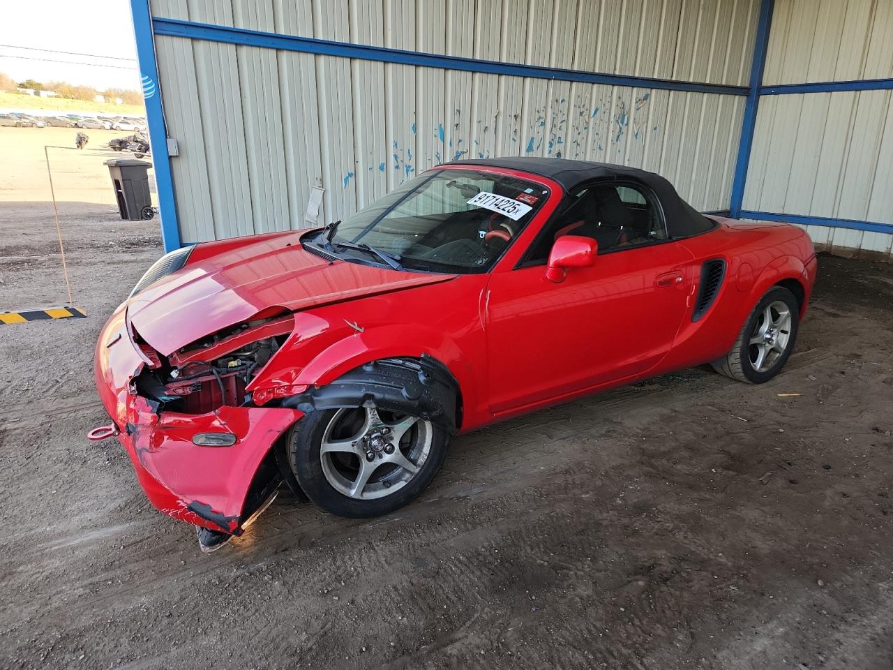 2002 Toyota Mr2 Spyder Red vin: JTDFR320520046683