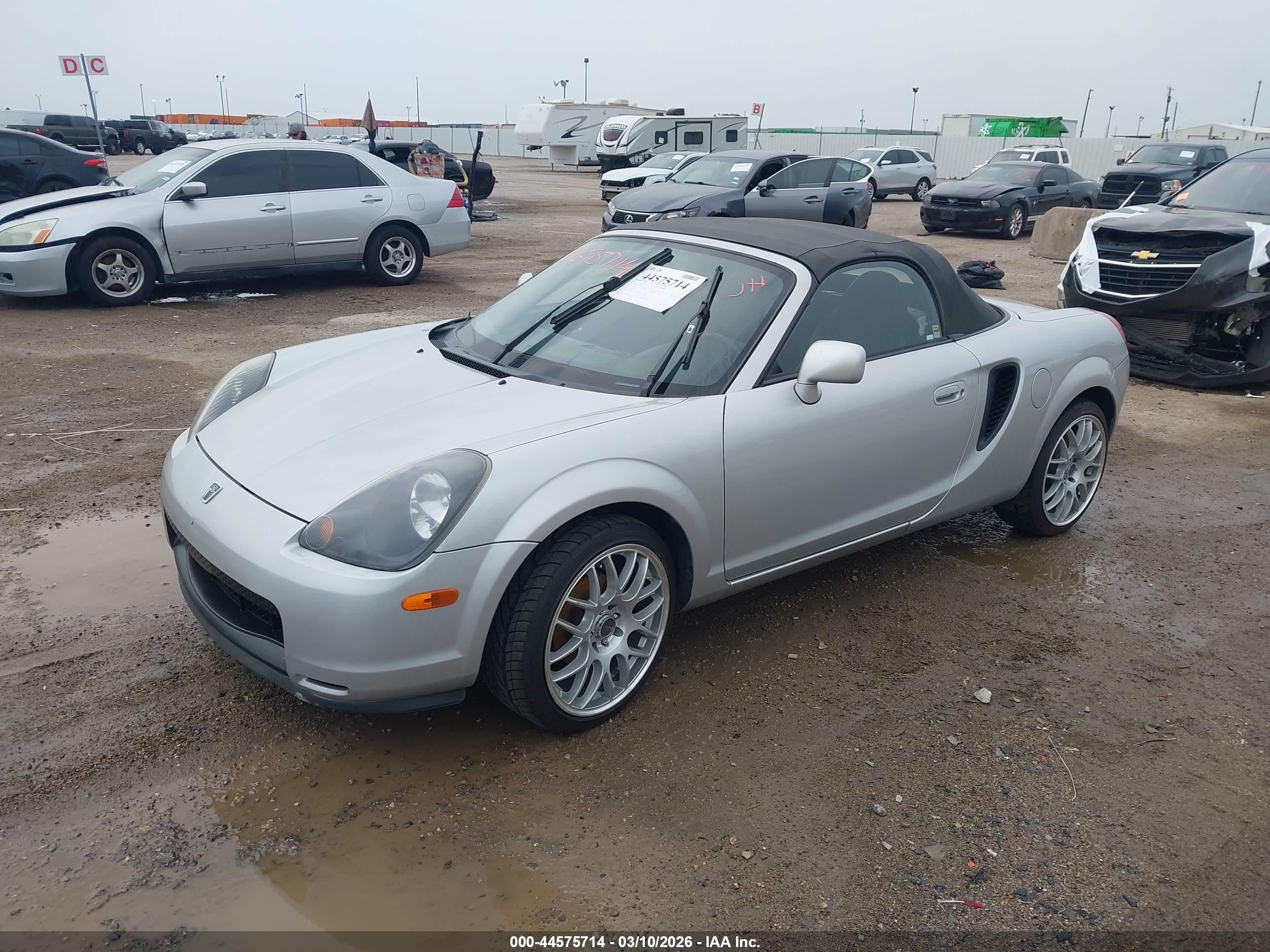 2002 Toyota Mr2 Spyder   Silver vin: JTDFR320520052953