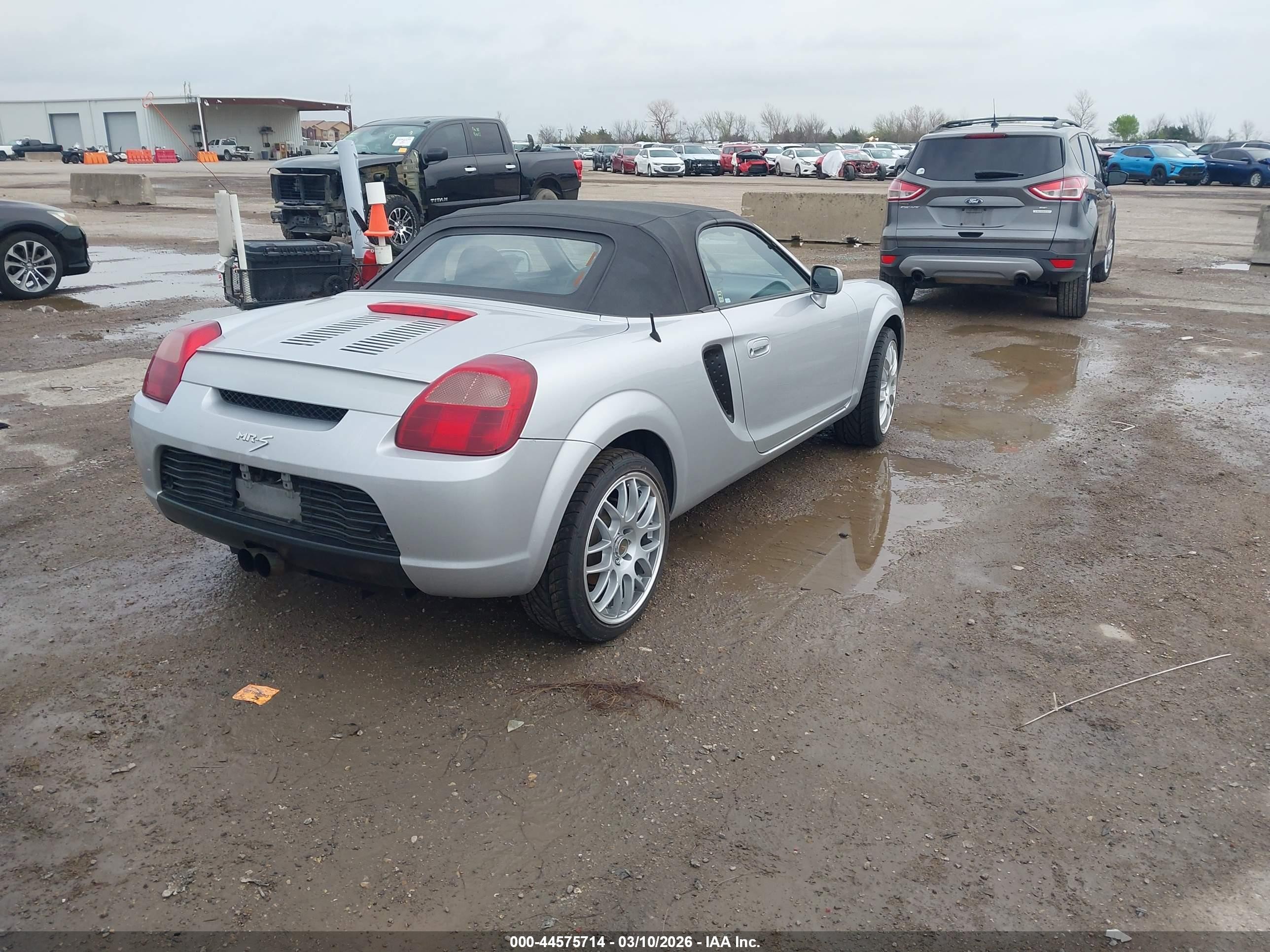 2002 Toyota Mr2 Spyder   Silver vin: JTDFR320520052953