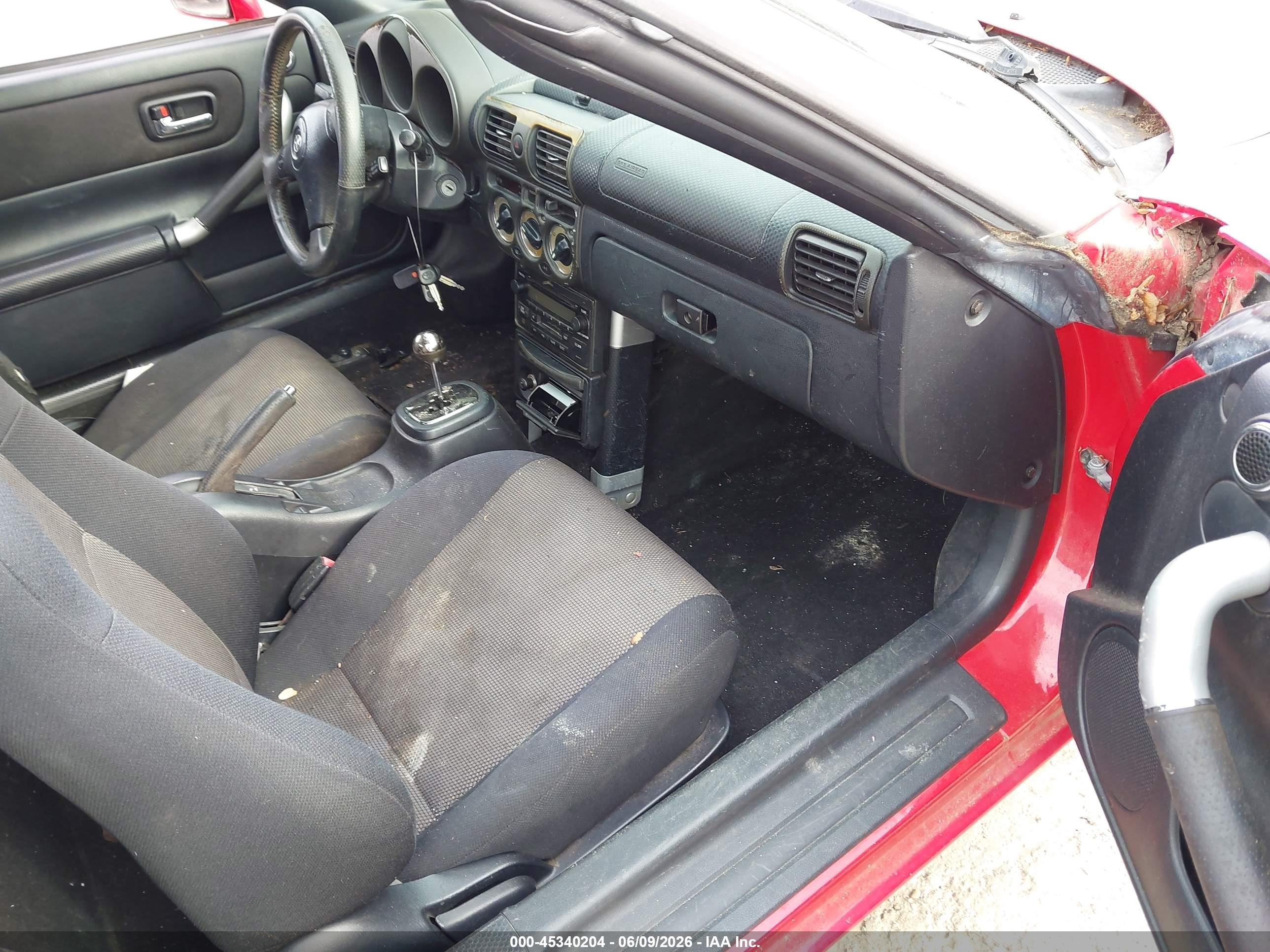 2003 Toyota Mr2 Spyder   Red vin: JTDFR320530061184