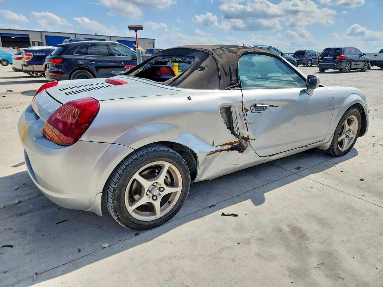 2000 Toyota Mr2 Spyder Silver vin: JTDFR3205Y0022506