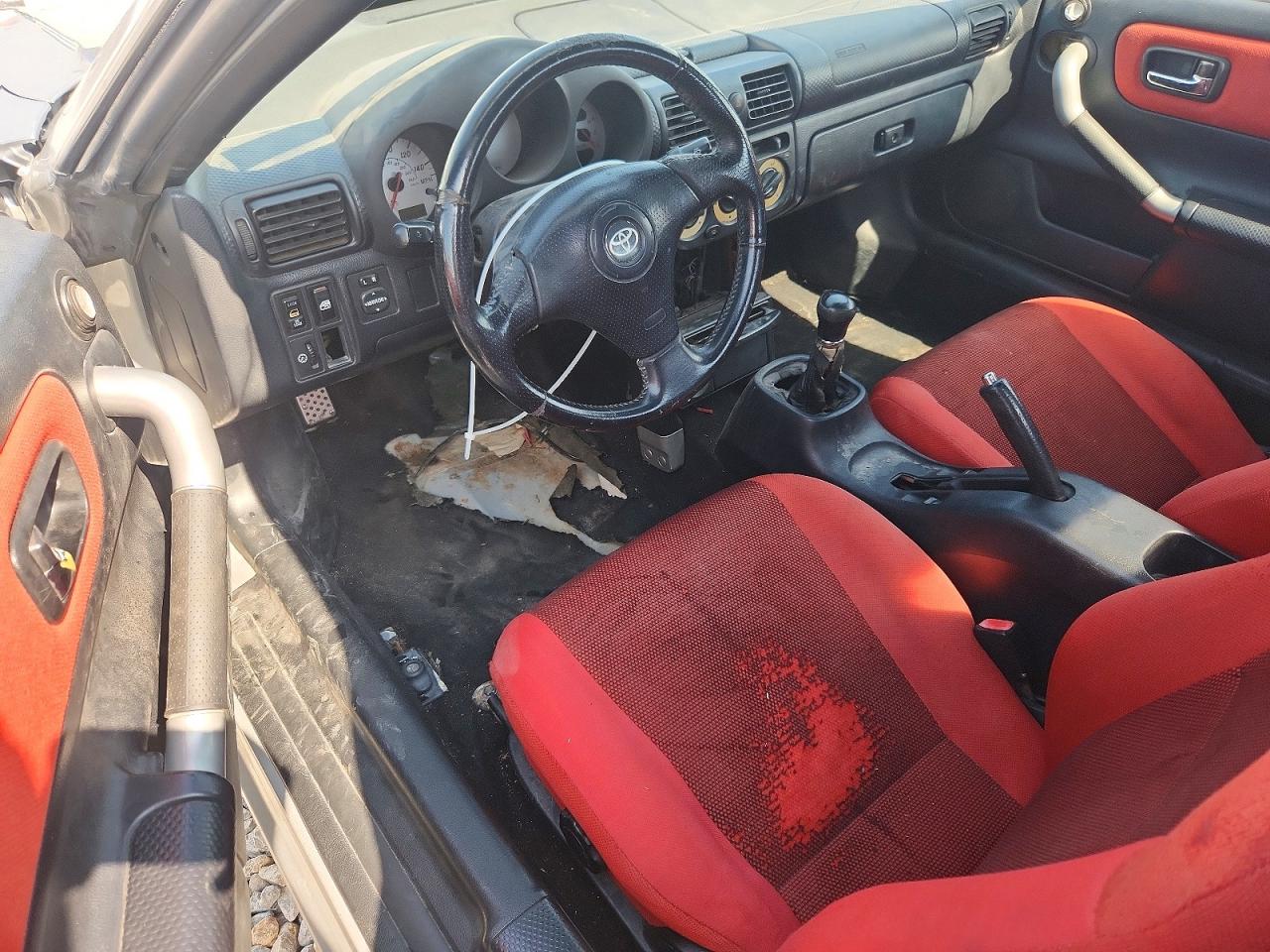 2000 Toyota Mr2 Spyder Silver vin: JTDFR3205Y0022506