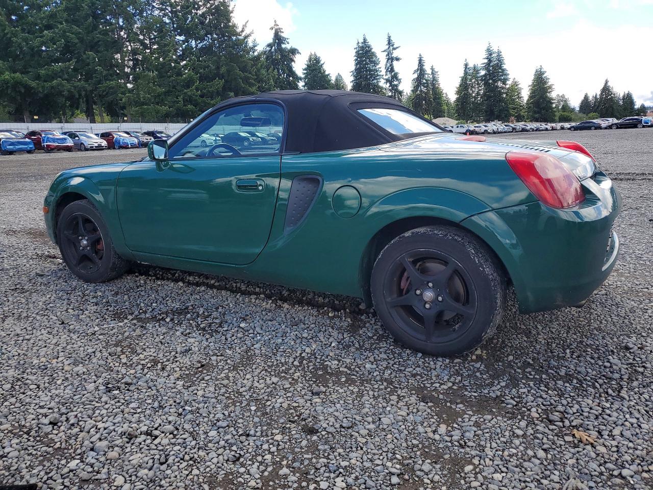 2002 Toyota Mr2 Spyder Green vin: JTDFR320620043081