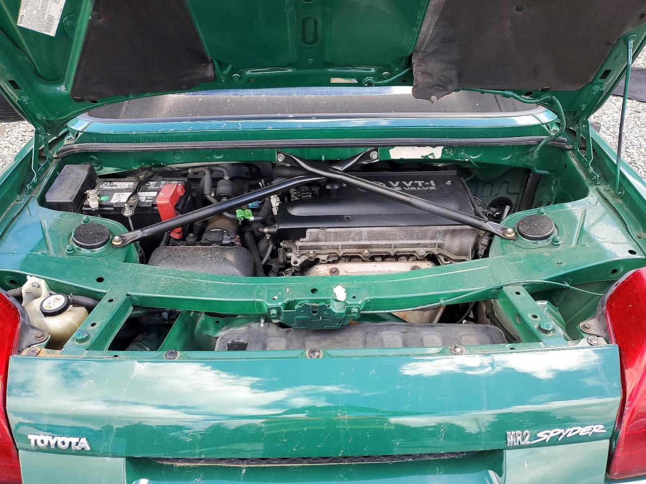 2002 Toyota Mr2 Spyder Green vin: JTDFR320620043081