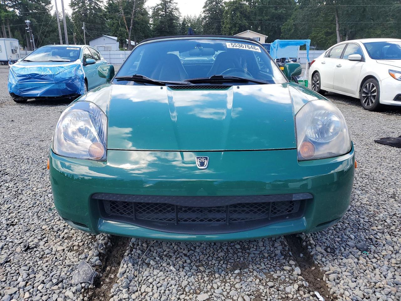 2002 Toyota Mr2 Spyder Green vin: JTDFR320620043081