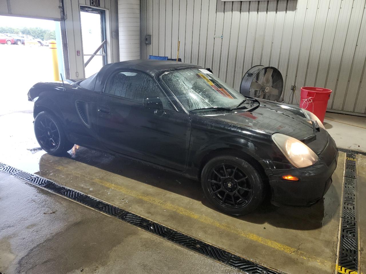 2000 Toyota Mr2 Spyder Black vin: JTDFR3206Y0013314