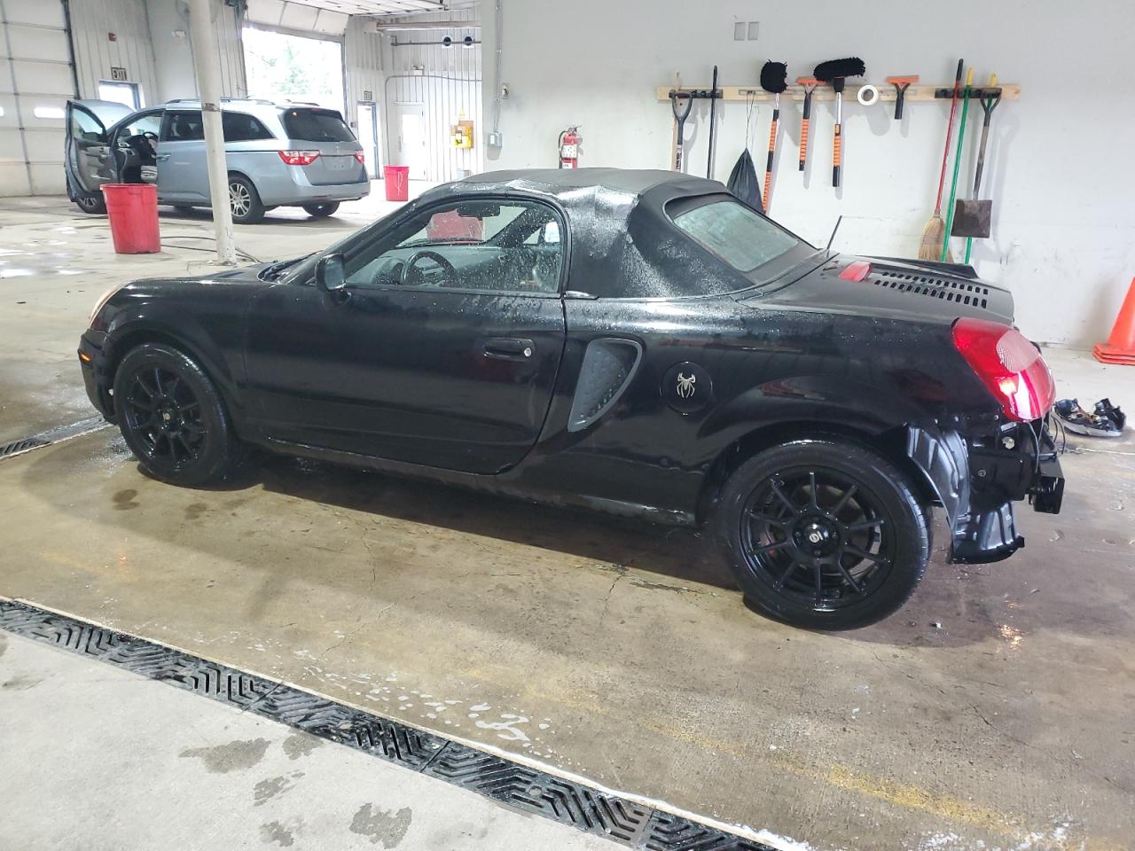 2000 Toyota Mr2 Spyder Black vin: JTDFR3206Y0013314