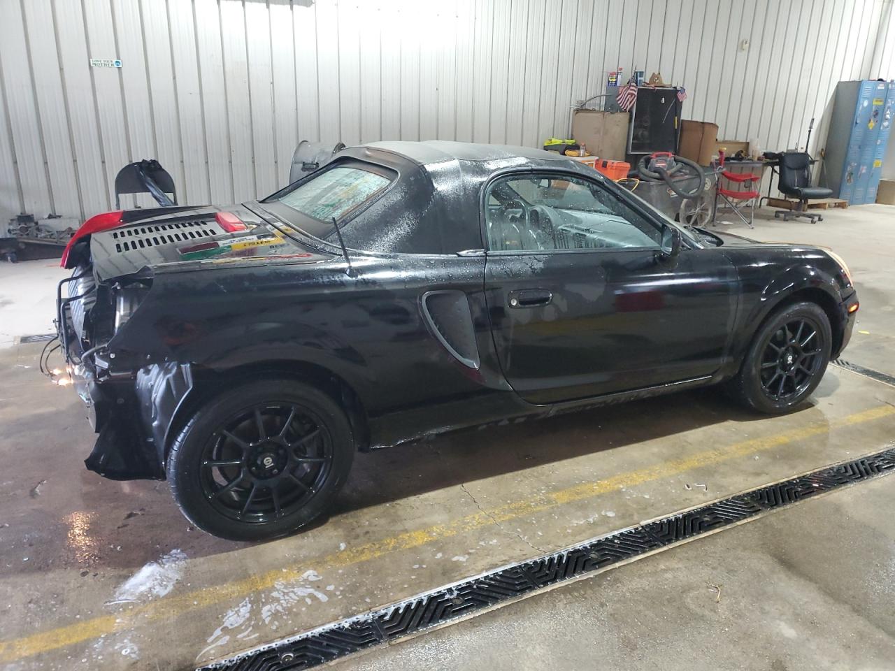2000 Toyota Mr2 Spyder Black vin: JTDFR3206Y0013314
