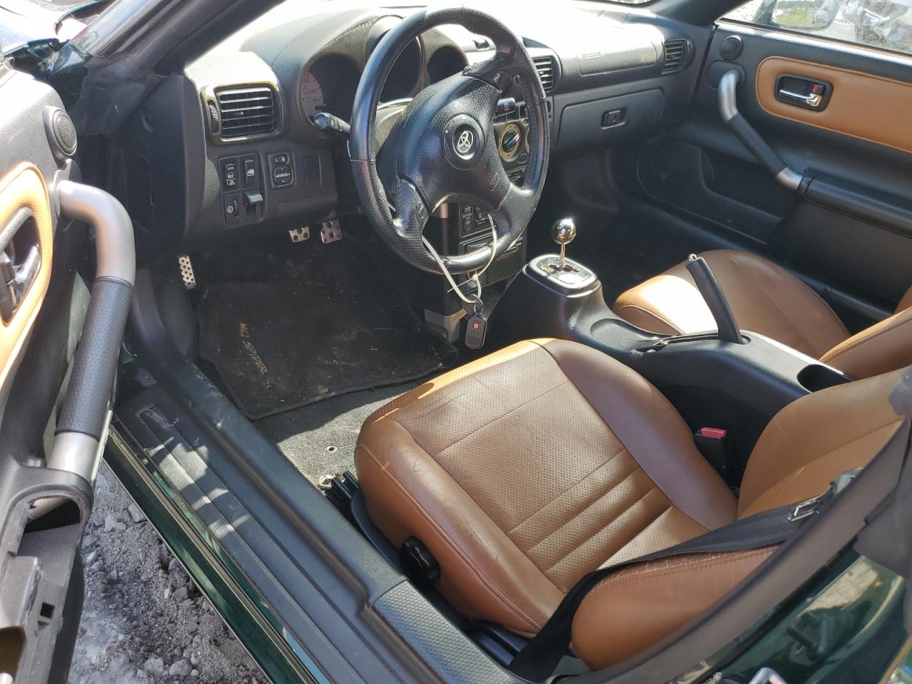 2002 Toyota Mr2 Spyder Green vin: JTDFR320720044059