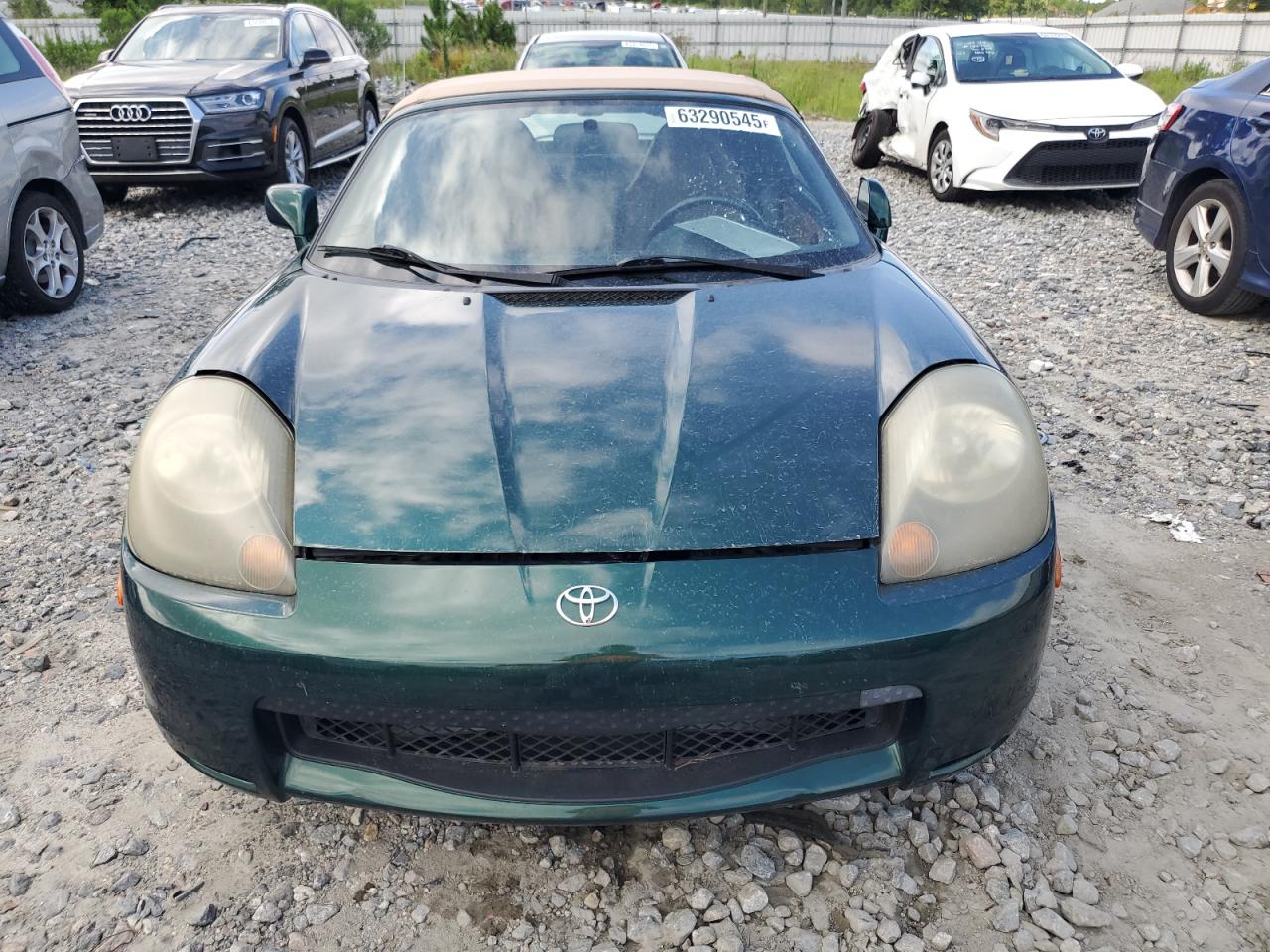 2002 Toyota Mr2 Spyder Green vin: JTDFR320720044059