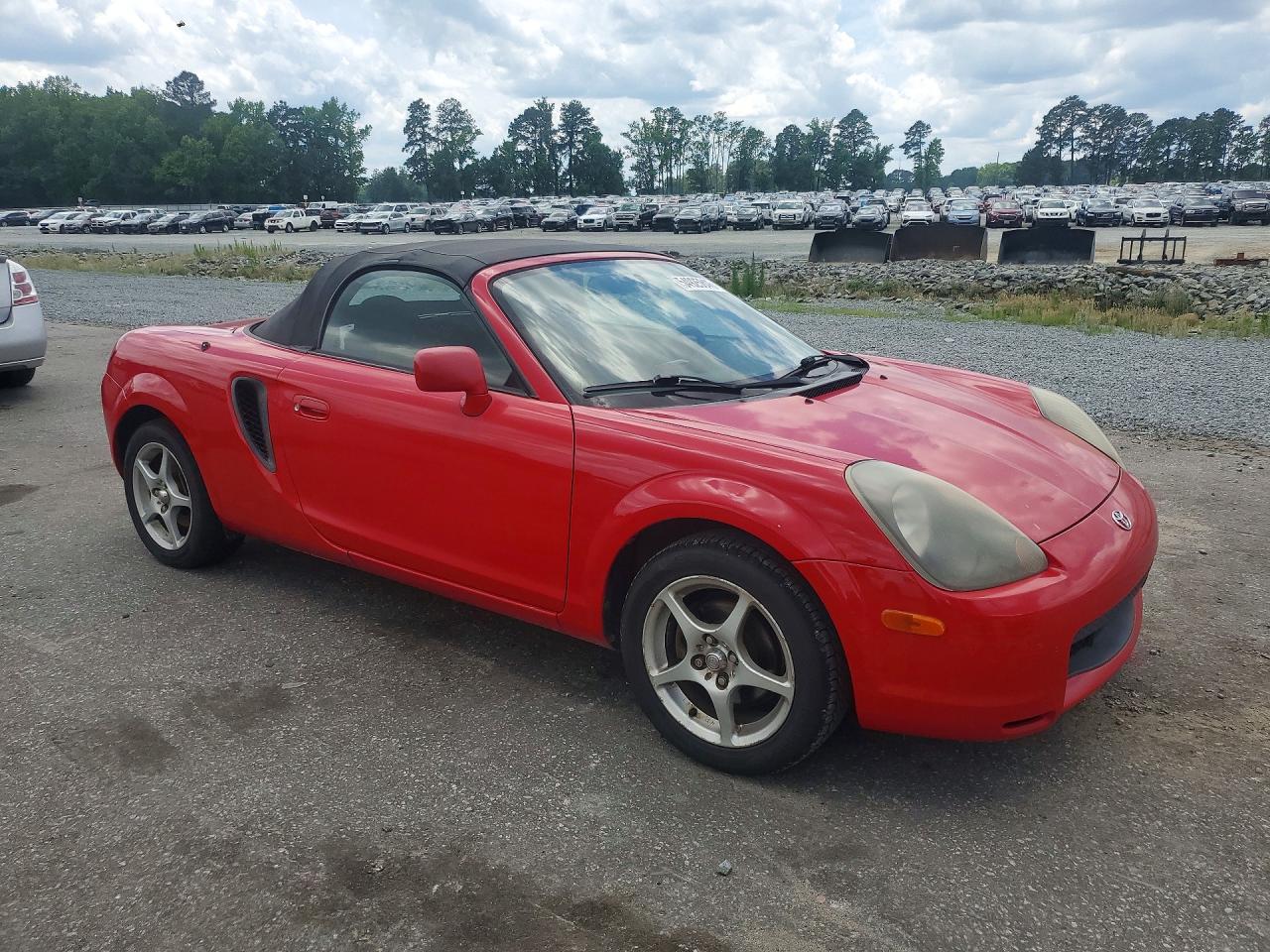 2002 Toyota Mr2 Spyder Red vin: JTDFR320720050248