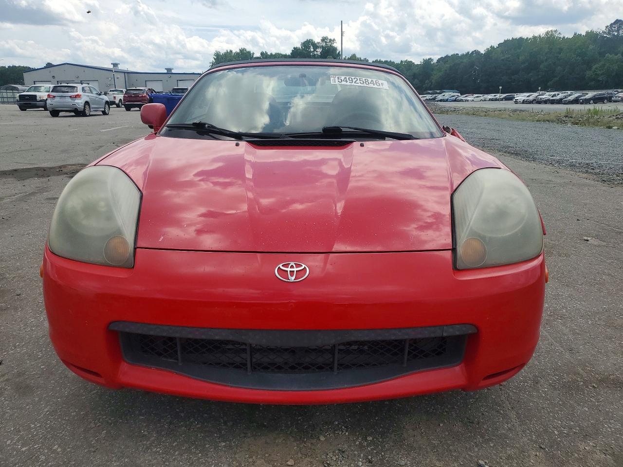 2002 Toyota Mr2 Spyder Red vin: JTDFR320720050248