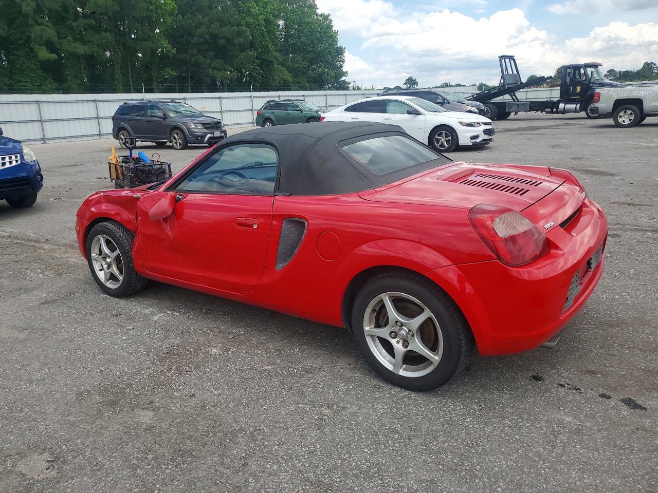 2002 Toyota Mr2 Spyder Red vin: JTDFR320720050248