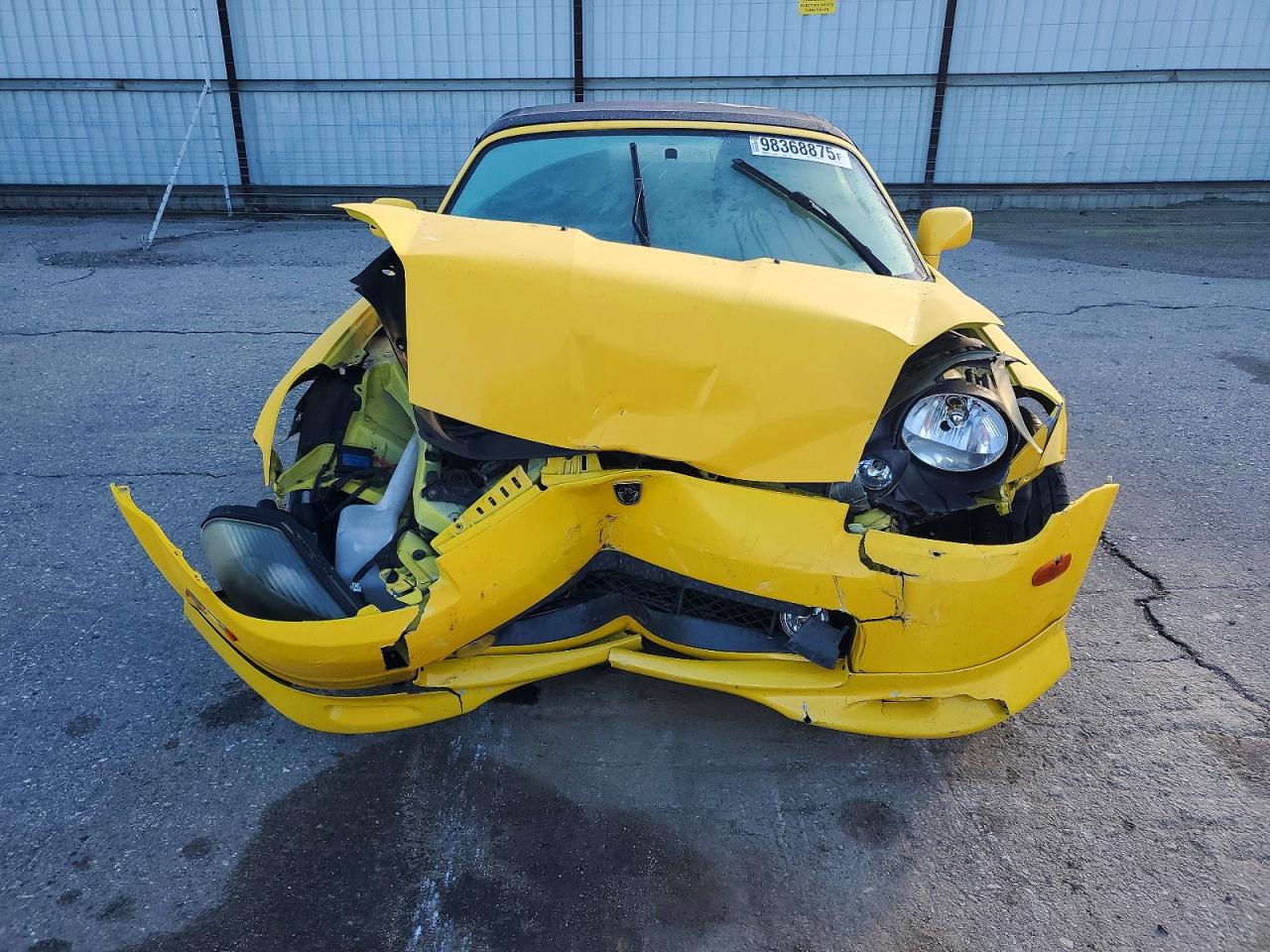 2000 Toyota Mr2 Spyder Yellow vin: JTDFR3207Y0022670