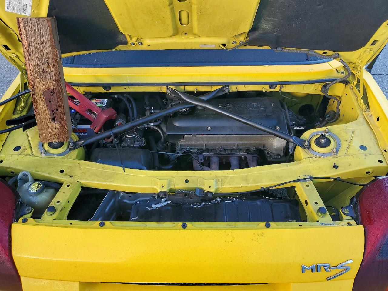 2000 Toyota Mr2 Spyder Yellow vin: JTDFR3207Y0022670