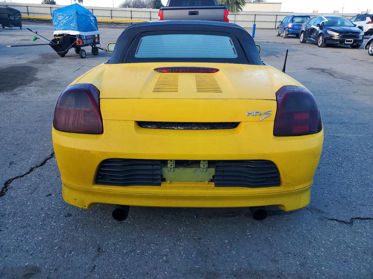 2000 Toyota Mr2 Spyder Yellow vin: JTDFR3207Y0022670