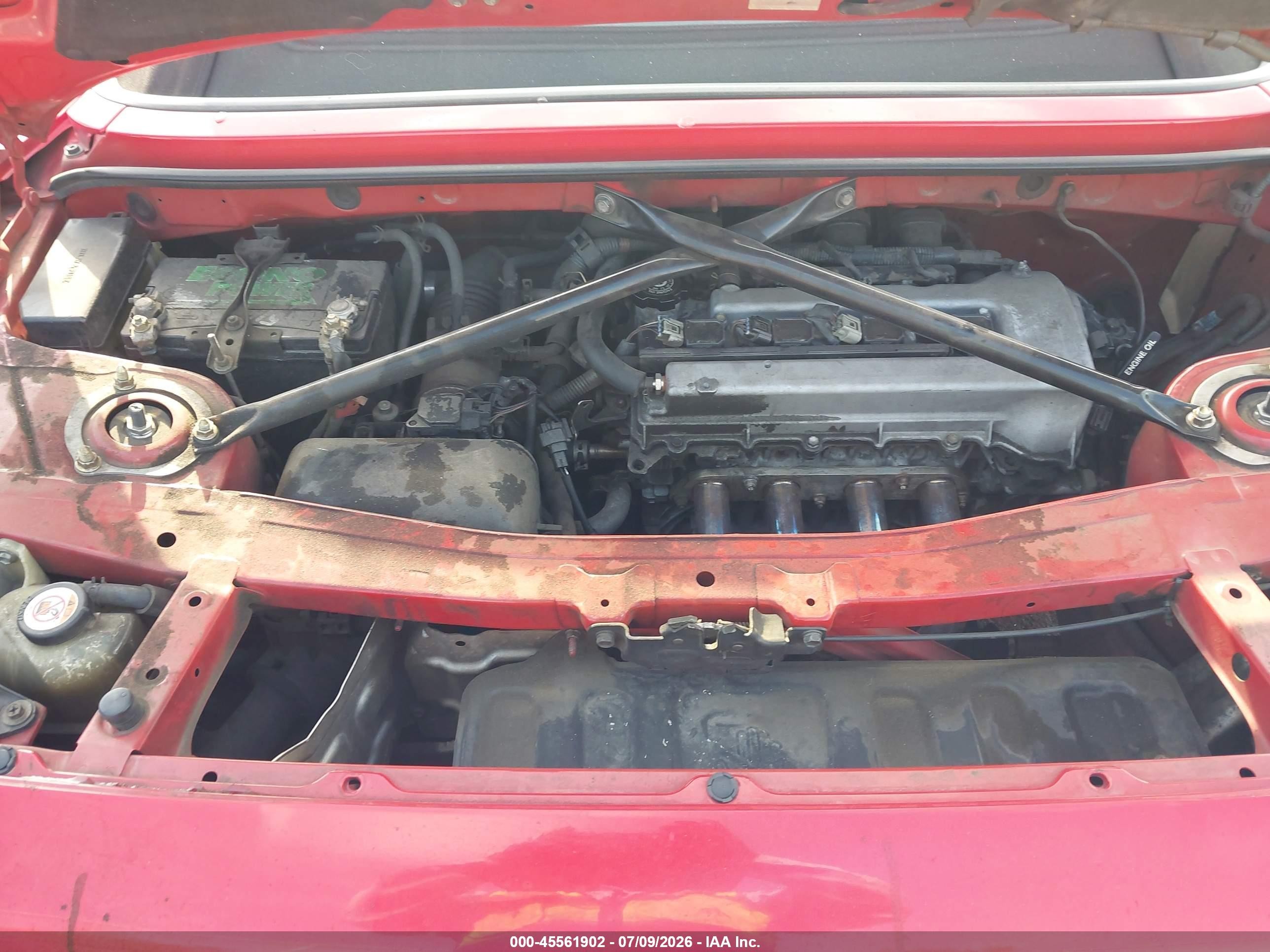 2001 Toyota Mr2 Spyder   Red vin: JTDFR320810027186