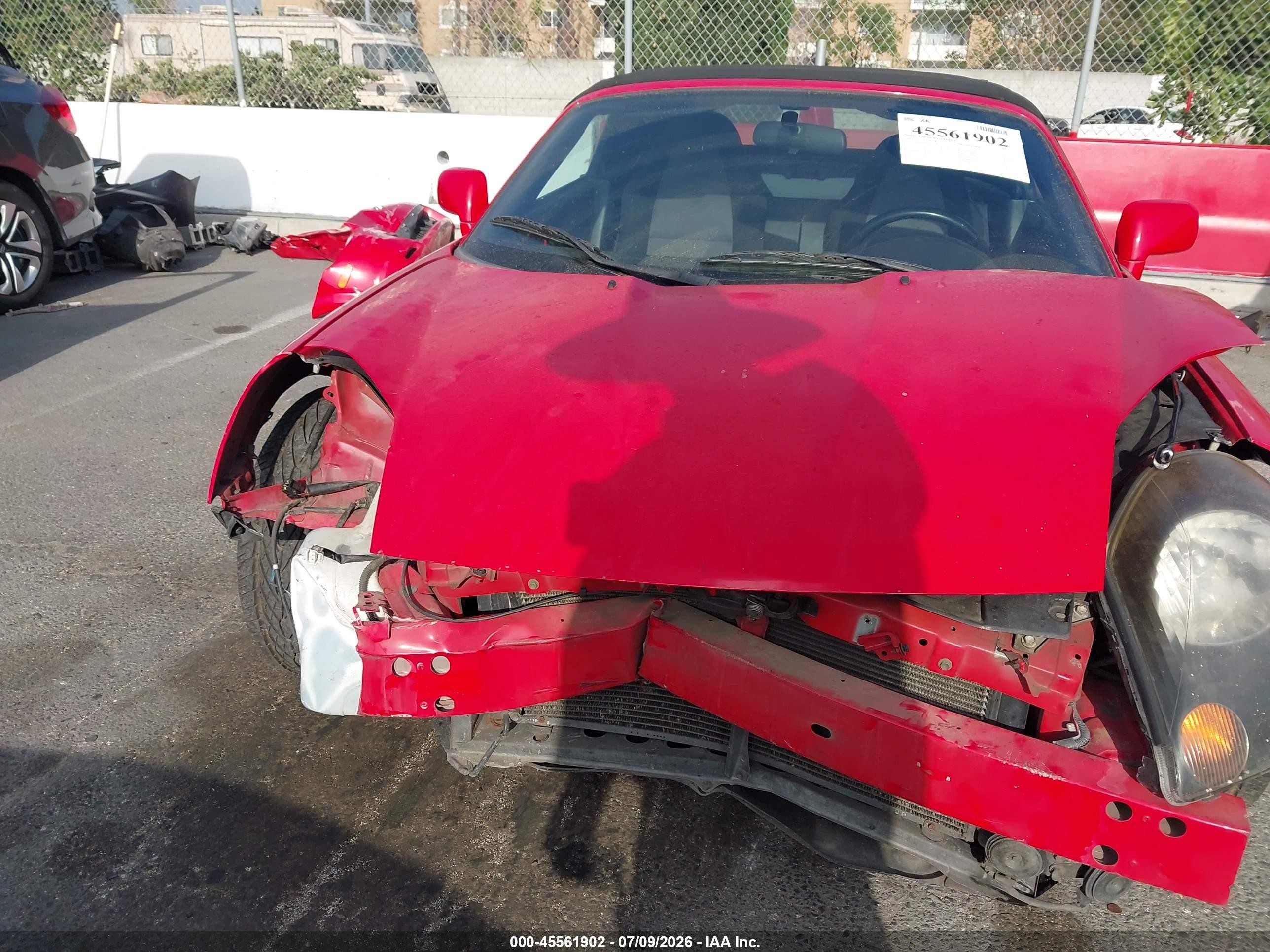 2001 Toyota Mr2 Spyder   Red vin: JTDFR320810027186
