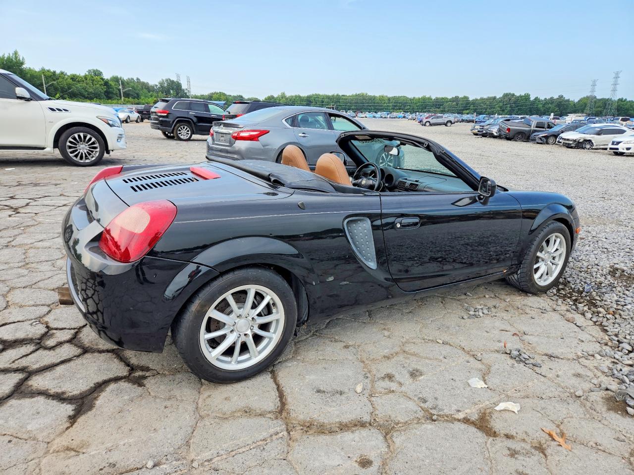 2002 Toyota Mr2 Spyder Black vin: JTDFR320820044765