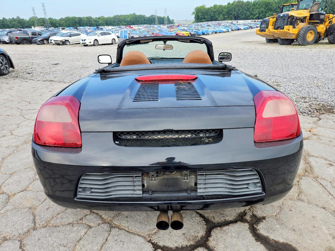 2002 Toyota Mr2 Spyder Black vin: JTDFR320820044765