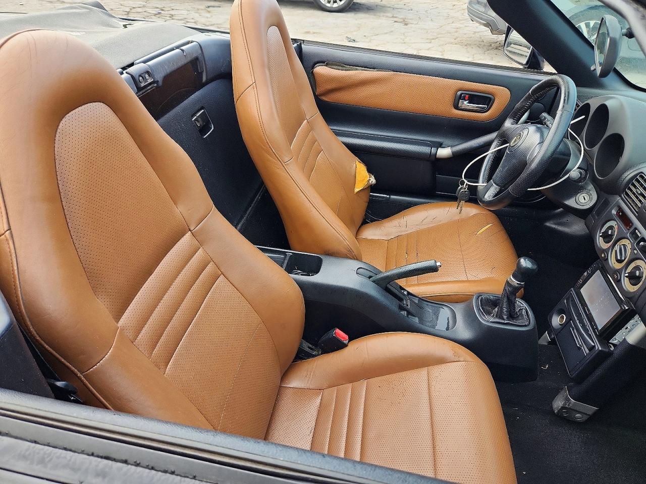 2002 Toyota Mr2 Spyder Black vin: JTDFR320820044765